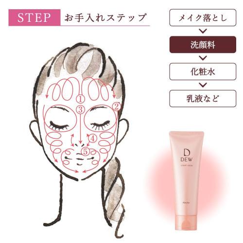 DEW Cream Soap 125g Facial Cleanser