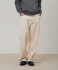 PINBLACK (Men) Corduroy Wide Pants Ivory