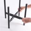 Metal Adjustable Plant Stand Plant Pot Metal Planter Stand Easy Assembly Expandable Plant Shelves Furniture Window