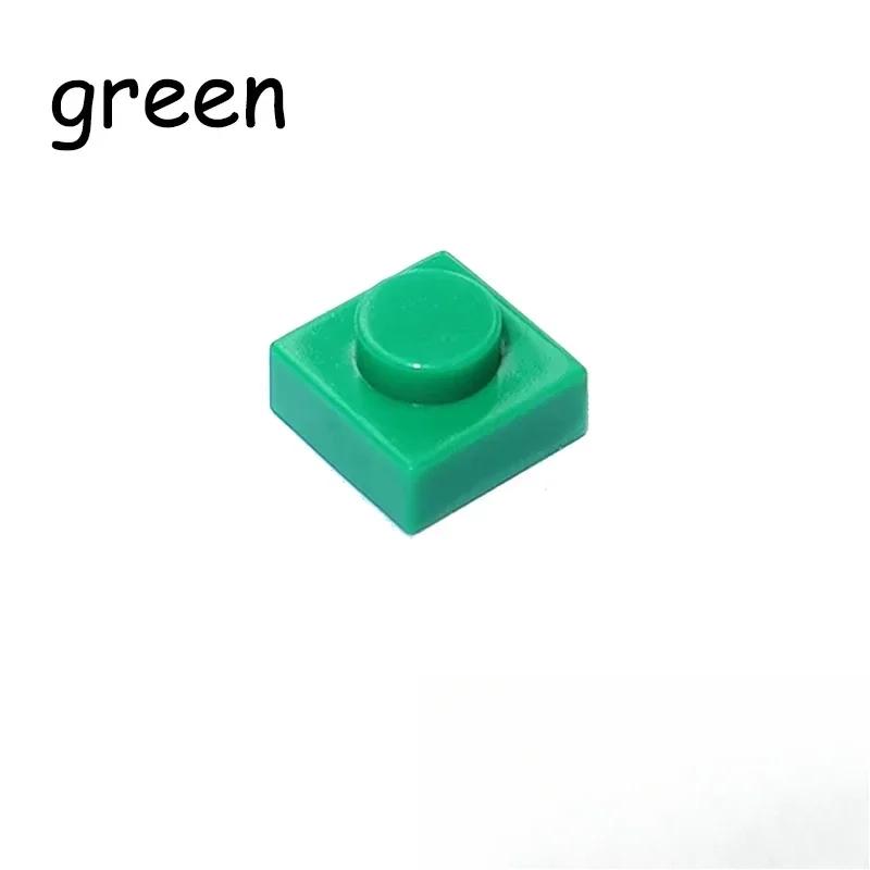 3024 1x1 Dot 1*1 Thin Plate MOC Assemble Particles DO IT YOURSELF 250/500PCS Construction Bricks Figures Blocks Learning Creativity Toy