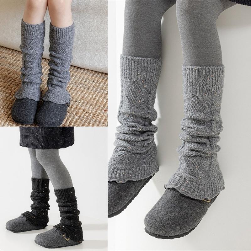 Kids Glittering Ankle Socks Reusable Heat Leggings Breathable Textured Fabric Play date Outfit Essential Easy Care