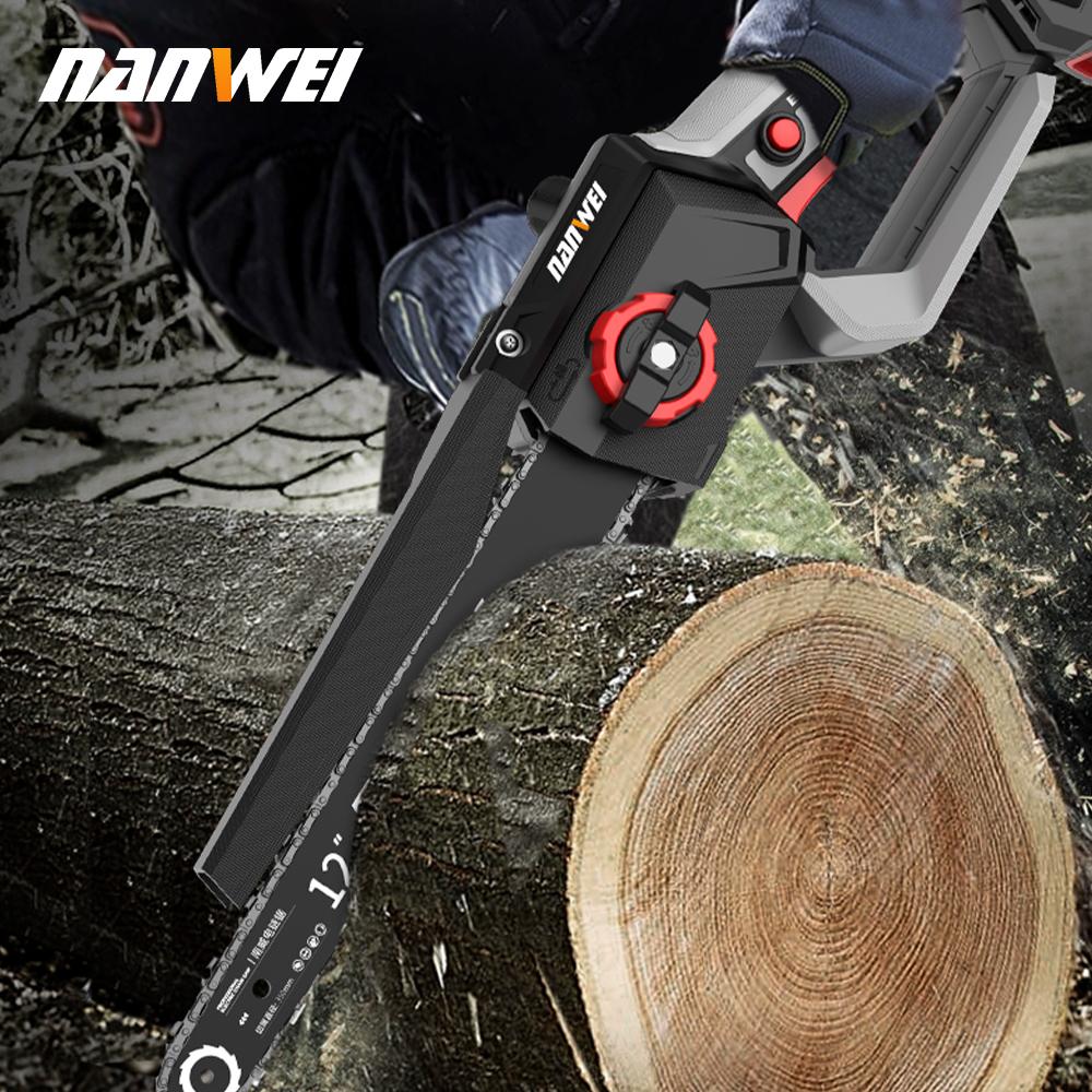 NANWEI 12 Inch Electric Chain Saw 2300W with Brushless Motor