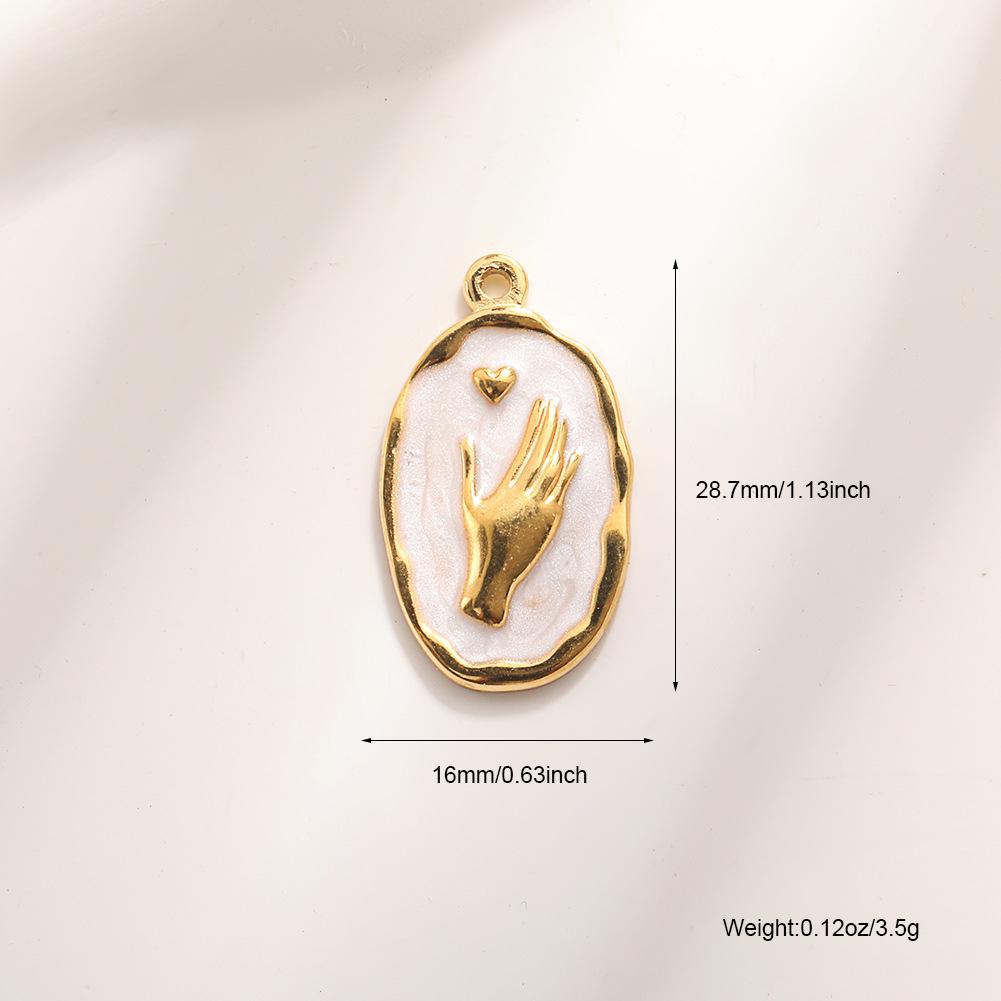 Stainless Steel Drip Oil DIY Pendant: Stylish Lips & Donut Charms with Titanium Steel Bracelet, Necklace & Earrings