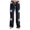 Womens Pajama Pants Sleepwear Casual Drawstring Elastic Waist Pants Comfy Straight Yoga Loose Trousers