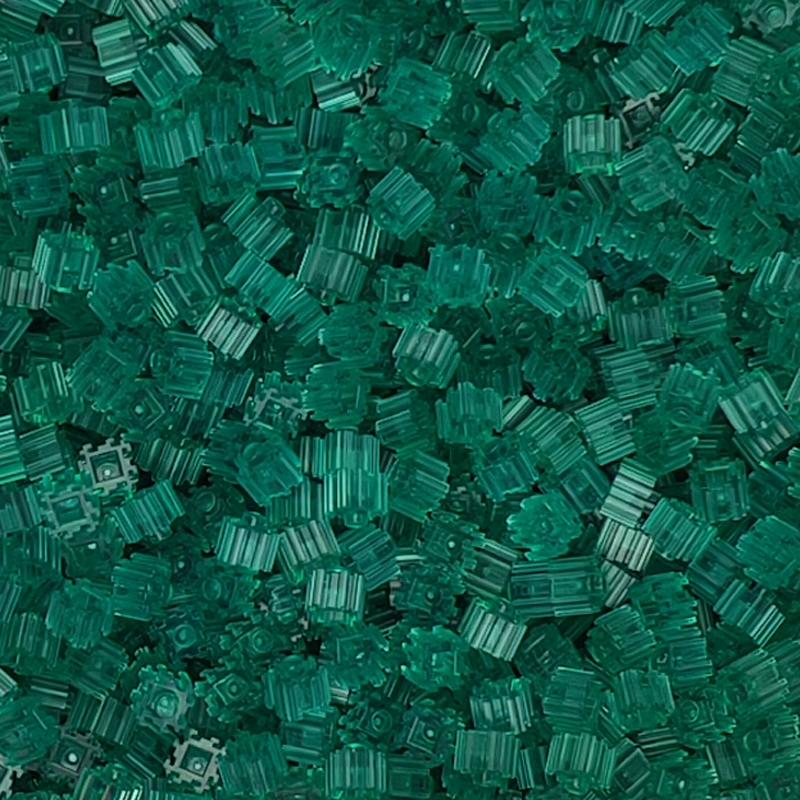 

1000PCs 6*6mm Transparent Color Pixel Art Puzzle 1000PCs Building Blocks DIY 3D Small Brick Puzzle Toy 6MM