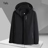 Yalu Men's Hooded Windproof Waterproof Jacket