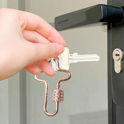 Decorative Buckle Unique Shape Turnbuckle Clasp Screw Locking Fastener Jewelry Making Keychains Bracelets Necklaces Decorative Buckle Jewelry Making