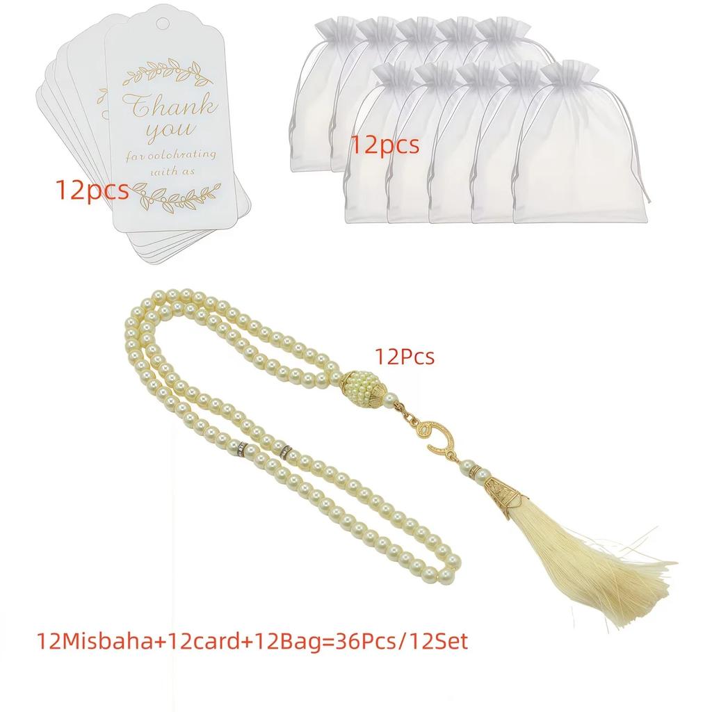 36pcs/12Sets Handcrafted Prayer Beads for Prayer Suitable for All Occasions And Celebrations Perfect Gift