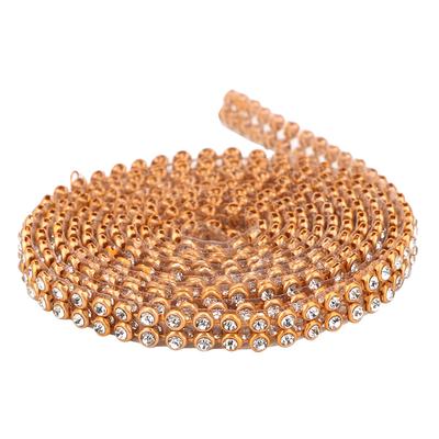 3mm Kristall Strass Kette Besatz Applikation DIY Nähen Handwerk Kleidung Kleid Verzierung (# 2)