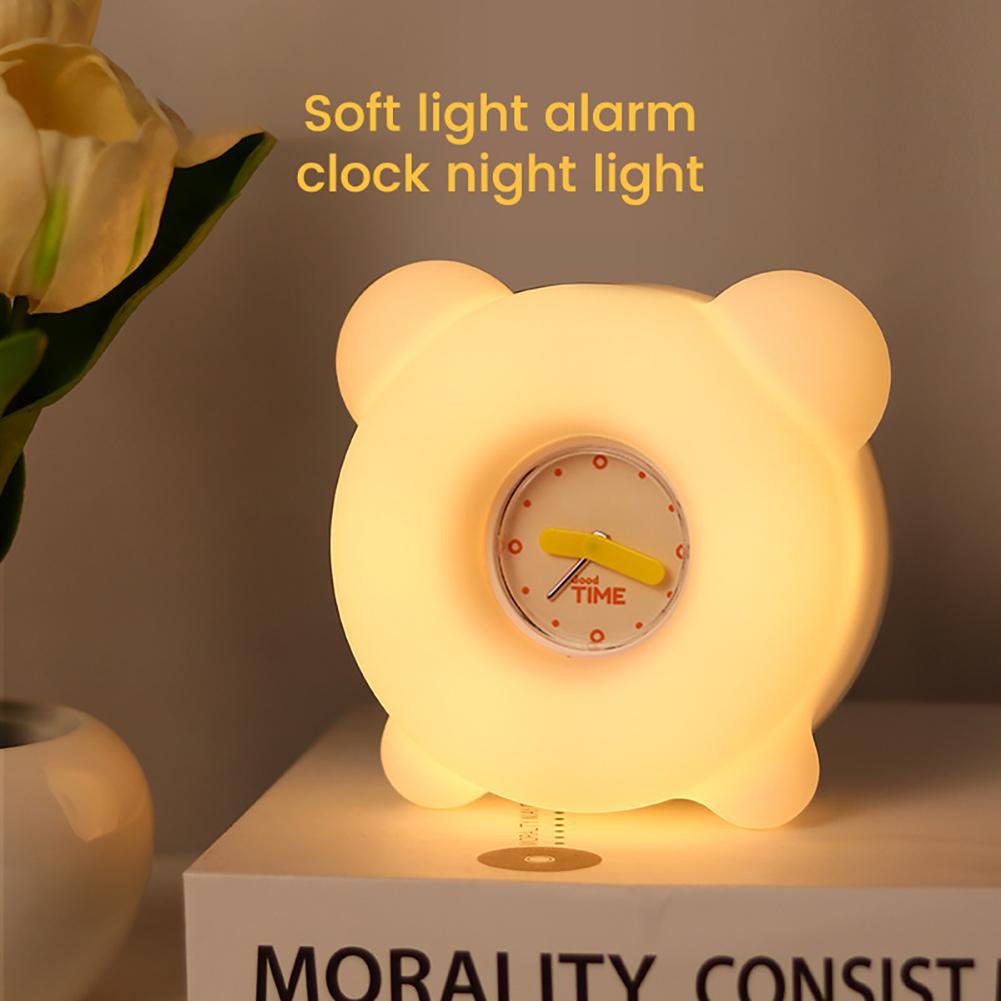 

Kids Alarm Clock With Night Lamp Toddler Sleep Training Clock With Light Waking Clock For Children With Night Lights Kids Gifts