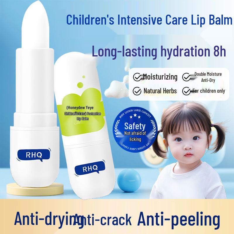 RHQ Kids Lip Balm for Boys & Girls - Moisturizing, Nourishing, Soothing for Dry, Chapped Lips