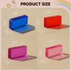 15x Rainbow Blocks Birthday Gifts Translucent Rectangle Learn Color Sensory Training Toys Stacking