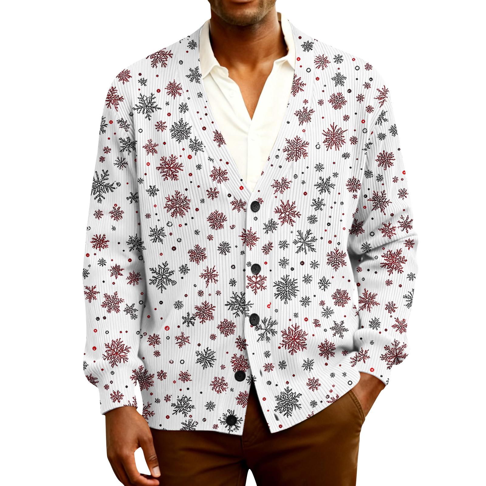 

Мужской кардиган с длинным рукавом, рубчатой вязки S белый