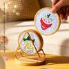 Mosaic Coaster DIY Kit: Fruit Series for Parent-Child Art Projects