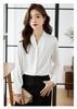 2026 Spring/Summer Versatile V-Neck Long-Sleeved Shirt