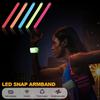 1PC Outdoor Safety Sports Night Running Armband LED Light Belt Arm Leg Warning Wristband Cycling Bike Bicycle Party Glow Prop