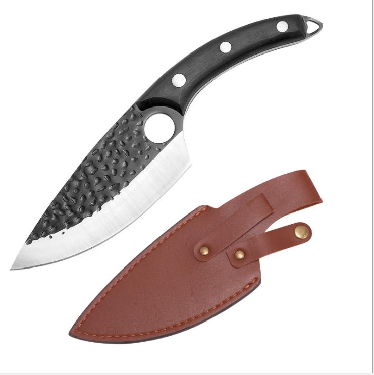 Hand-forged High Carbon Steel Chef's Knife Boning Knife Fillet Knife Meat Cleaver Ring Butcher Knife
