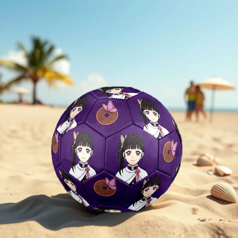 1pc Demon Slayer Kimetsu no Yaiba Soccer Ball Size 5 Indoor Soccer Ball Fashion Colorful Backyard Game - Great For Sports Fans Gift HE18