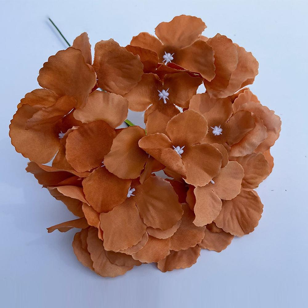 European Retro Fall British Hydrangea Artificial Small Branch Silk Flower DIY Wedding Scrapbook Flores Artificiales House Decor