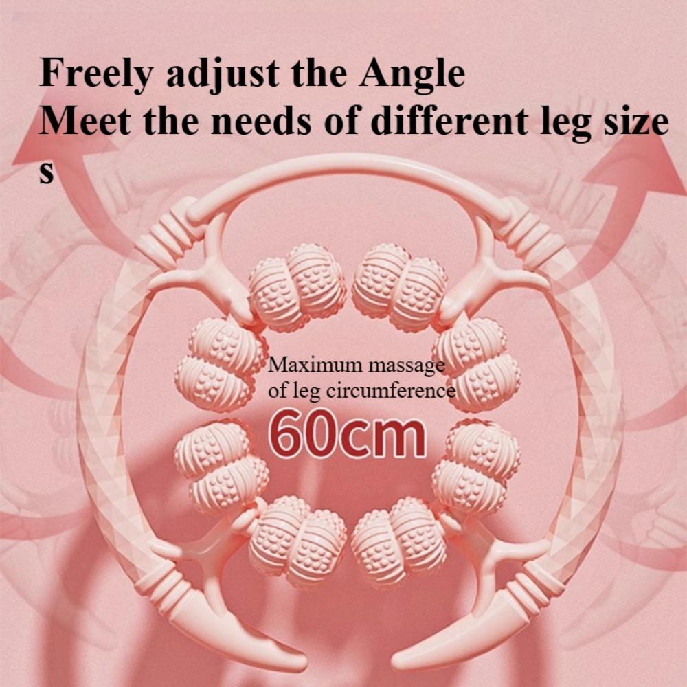 1PC Full Package Upgrade 32 Wheels Circular Massager Roller Leg Clamping Massager Dredge Meridians and Relax Thin Legs