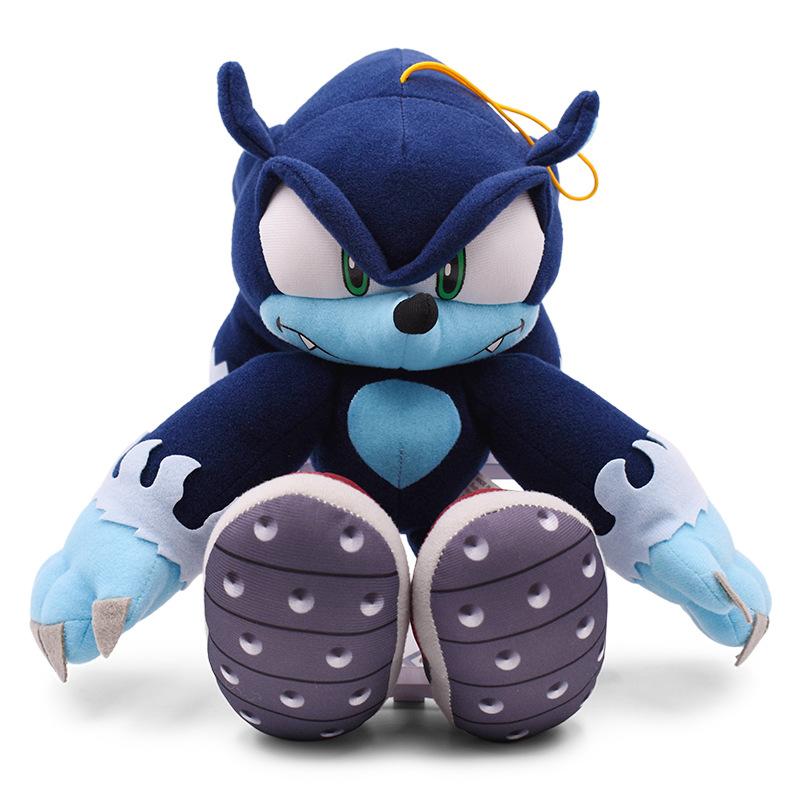 New Cartoon Sonic Anime Blue Plush Doll Toy Game Merchandise Tails Knuckles And The Hedgehog Toy Children'S New Year Gift