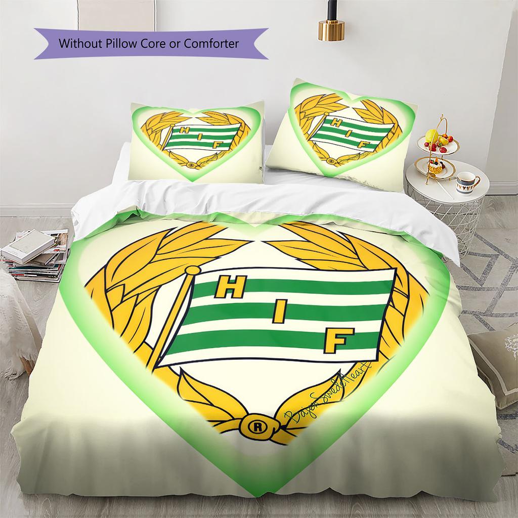 HIF Logo Bedding Quilt Set Quilt Cover Pillowcase Home Decoration Birthday Gift (1 * Duvet Cover + 2 * Pillowcase, Without Core)