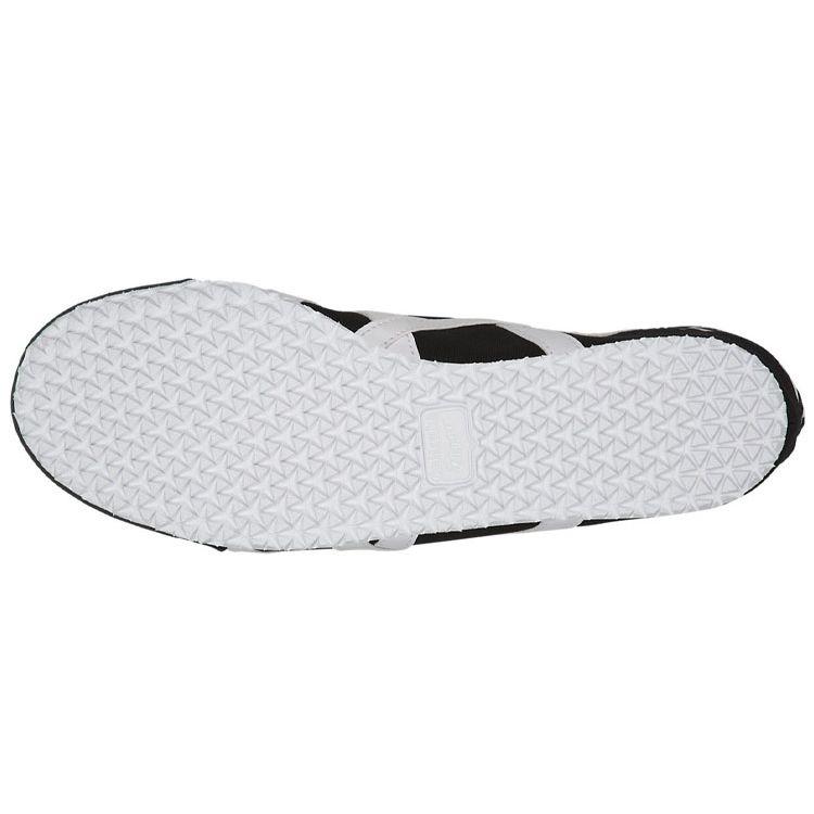 ONITSUKA TIGER Mexico 66 Antypoślizgowe Wytrzymałe Niskie Trampki Unisex Czarne Białe D342N-9001