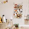 1pc Bohemian Plush Toys Storage Rack, Household Toys Storage Rack, Large Capacity Plush Toys Organizer