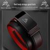 Paul Genuine Benmingnian Men's Premium Leather Belt with Automatic Buckle - Top Layer Cowhide, High-End Quality
