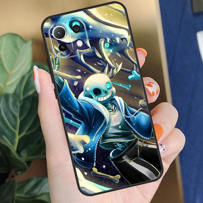 Undertale Sans Case For Xiaomi 13 14 11T 12T 13T Pro 12 Lite 12X POCO X3 X5 Pro F3 F4 X4 M5s C65 F5 Cover