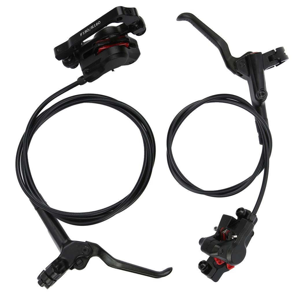 1 Pair Bicycle Hydraulic Disc Brake Mountain Bike Front and Rear Brake Levers Set