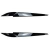 2Pcs ABS Gloss Headlight Evil Eyebrows Eyelids For BMW F15 F16 G05 G06 X5 X6 25d 30d 40e M50i M450d x-Drive 2013-2022