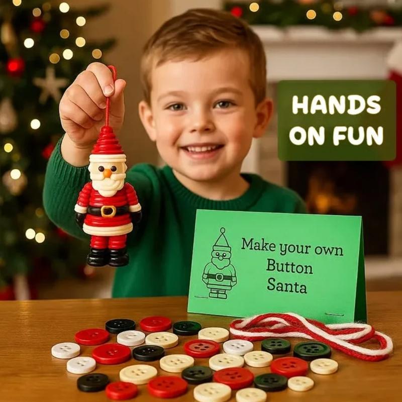 Complete Christmas Craft Set For Handmade Tree Decorations Family Classroom Activities All Materials Included