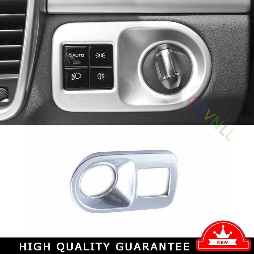 Headlight Switch Control Frame Trim 1* For Porsche Cayenne 2018-2021 Matt Silver