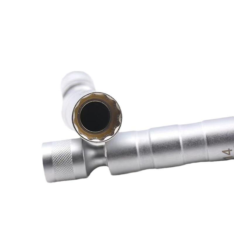 Ac29-Universal Magnetic Spark Plug Removal Socket Wrench 14/16Mm Tallation Replacement Repair Kit For Car For Car Tool