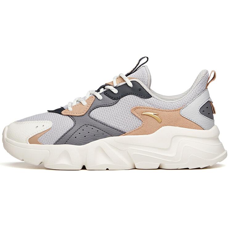 

New Anta Life Collection Lightweight Low Top Casual Shoes Men s Taupe 912138826-3 40.5