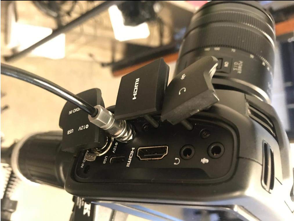 BMPCC To 4K Power Cable for Blackmagic Pocket Cinema Camera 4K with Gold Mount and Length D-Tap V-Mount, 18" - 59"