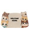 Irregular Shape Non-Slip Cute Coil Door Mat - Dirt-Resistant and Customizable Entry Rug