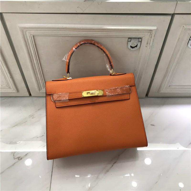Classic Handbag Women - Genuine Leather Crossbody Top Handle Medium Size Fashion Shoulder Bag