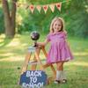 Back To School Burlap Banner First Day of School Apple Pencil Bunting Kindergarten Classroom Party Backdrop Decor Photo Prop