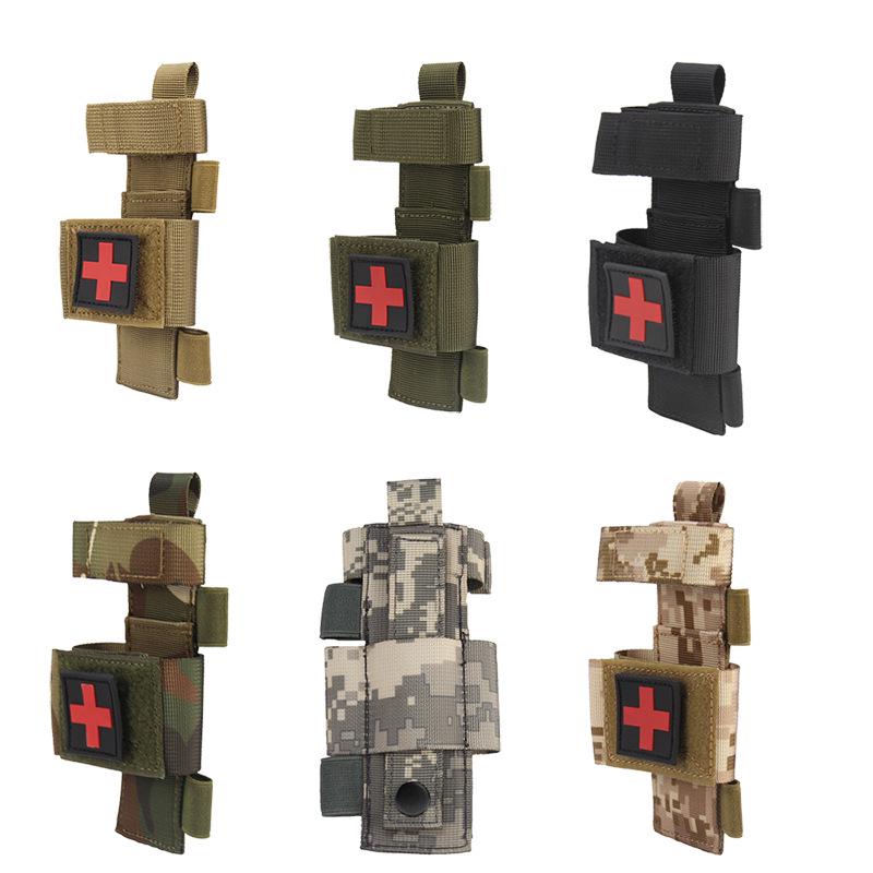 EDC Tactical Scissors Pouch: First Aid Kit, Military Fan, Flashlight Holder, PUBG Tourniquet Storage