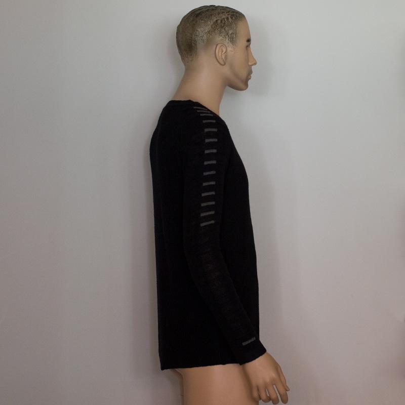 Bărbați, subțire, casual, cu mânecă lungă, de culoare solidă, tricot, îmbrăcăminte pentru sport în aer liber Topuri de mărime mare