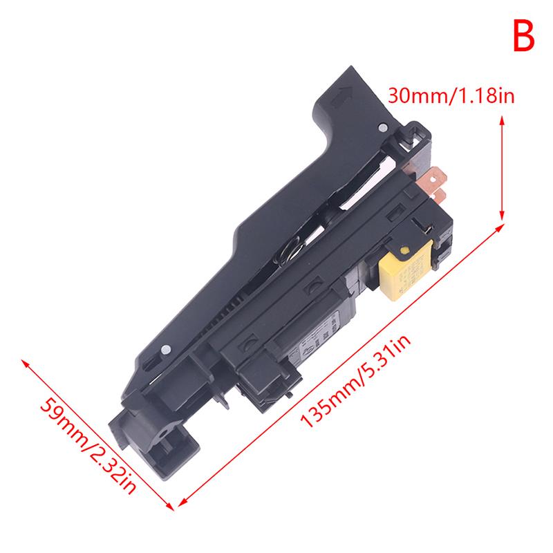 Electric Switch Lock On Ac 250V 8/10/12/18A Switch For 180/230 Angle Grinder