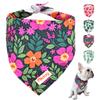 Soft Cotton Dog Bandana Scarf Cute Print Pet Cat Collar Scrafs Triangular Bandage For Small Medium Dogs Cats Pet Accessories