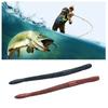 10Pcs 12CM/4.2G Soft Worm Lure Salted Bionic Bait PVC Thread Artificial