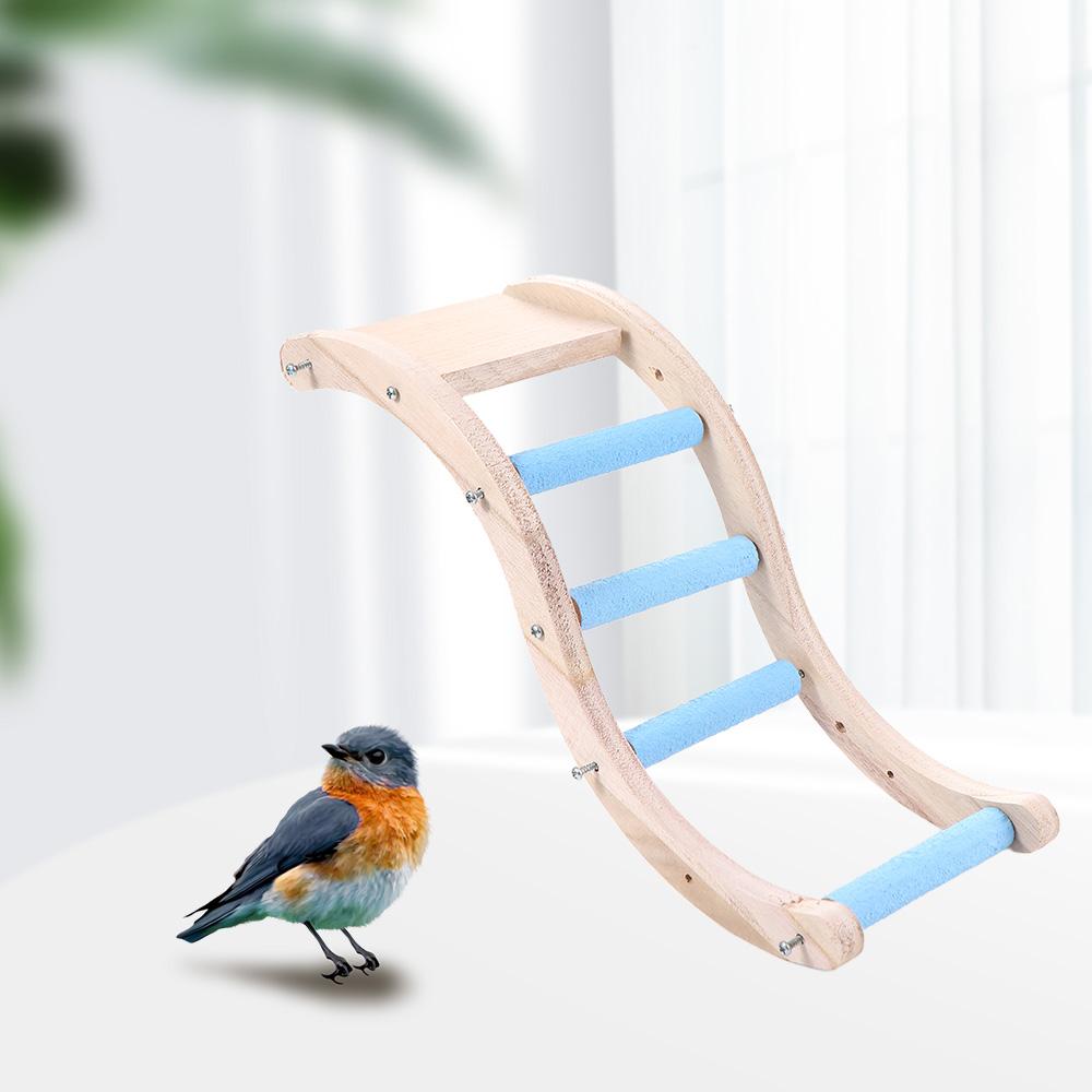 

Hanging Swing Play Platform Natural Perch Stand Climbing Bridge Bird Ladder Parrot Chewing Toy