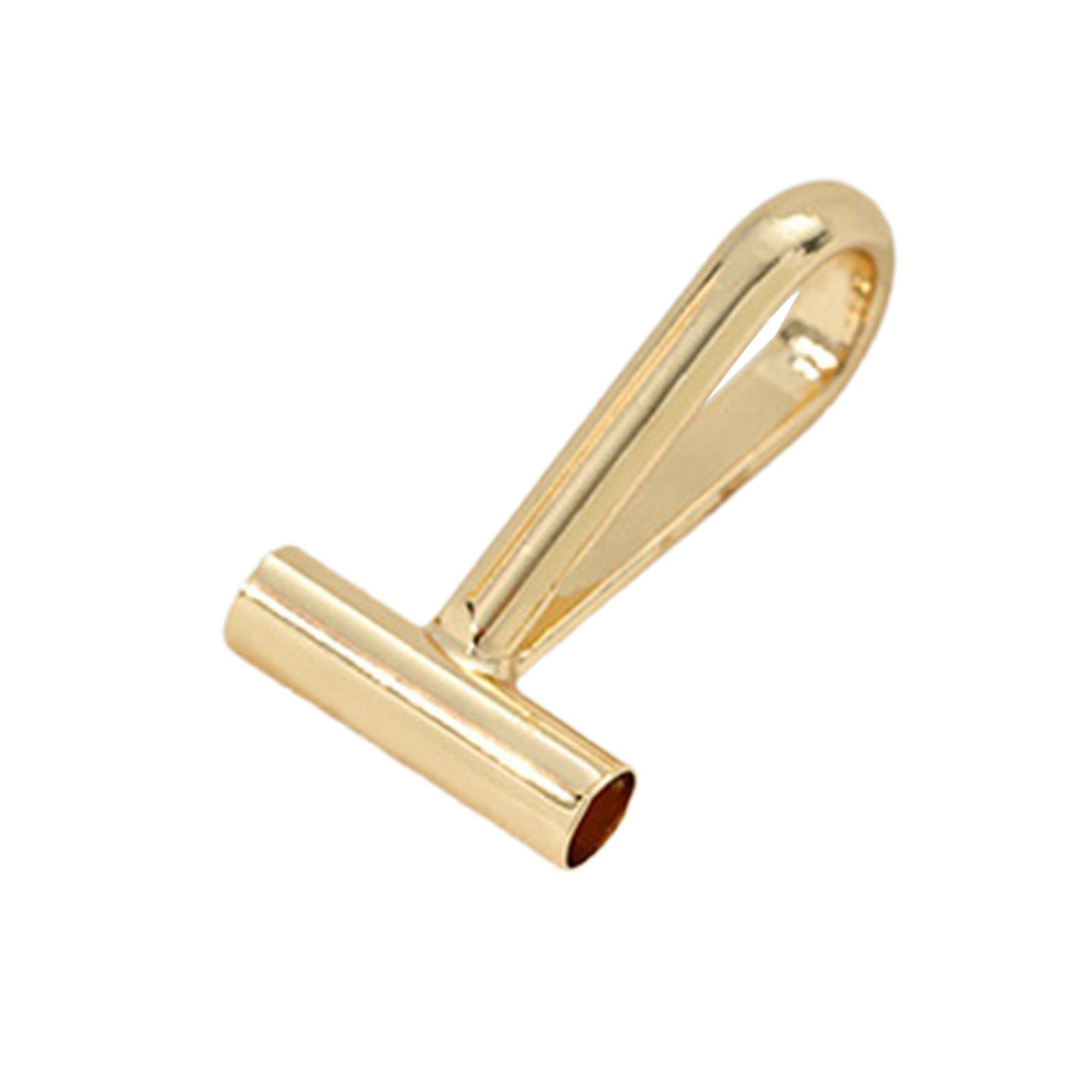 

Прочный конвертер пина в кулон Многофункциональный конвертер для превращения пинов в привлекательные кулоны, заколки для волос 1 золотой