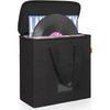 Vinyl Record Storage Box with Lids and Handle Vinyl Album Storage Case Bag for 12 Inch LP