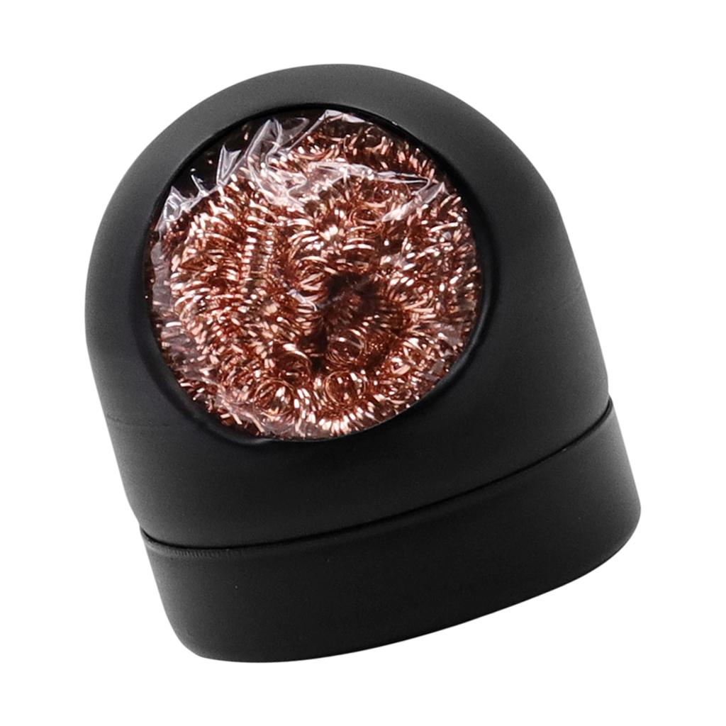 Metal Wire Stand Welding Desoldering Solder Iron Tip Dross Cleaner Cleaning Steel Ball Mesh Filter