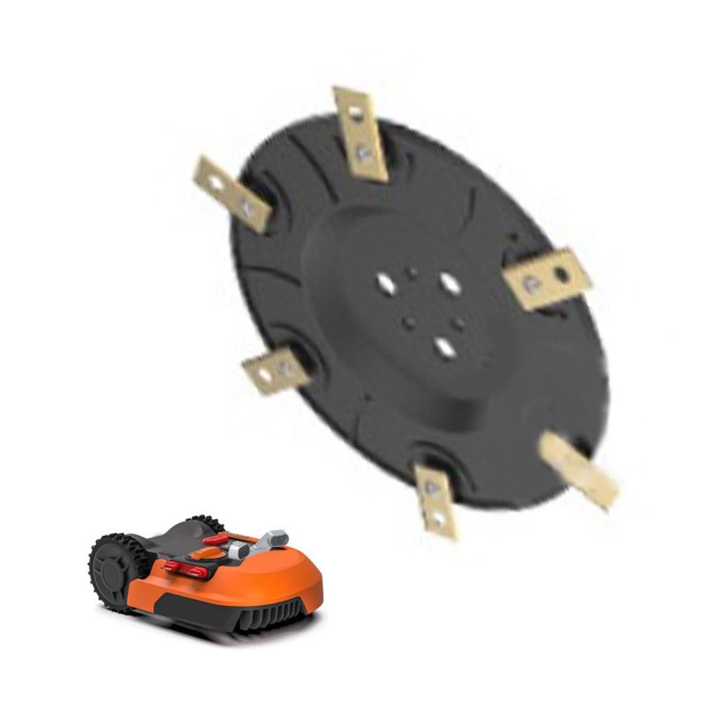 Garden Trimmer Part Robotic Lawn Mower Disc For Frequent Cutting Cycles Long-lasting Usage Wear-resistant Material